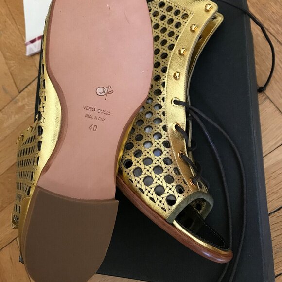 $1200 PROENZA SCHOULER "Lattice" Laser Cut GENUINE LEATHER BOOTIES** 10 - Picture 6 of 7